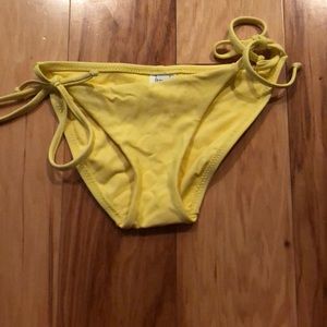 Becca by Rebecca yellow bikini bottoms